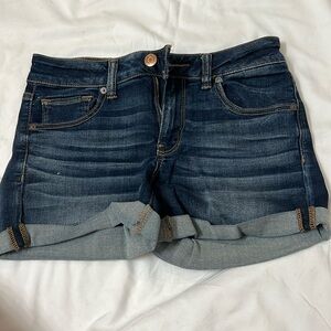American Eagle Midi Jean shorts